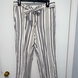 Ann Taylor loft striped pants